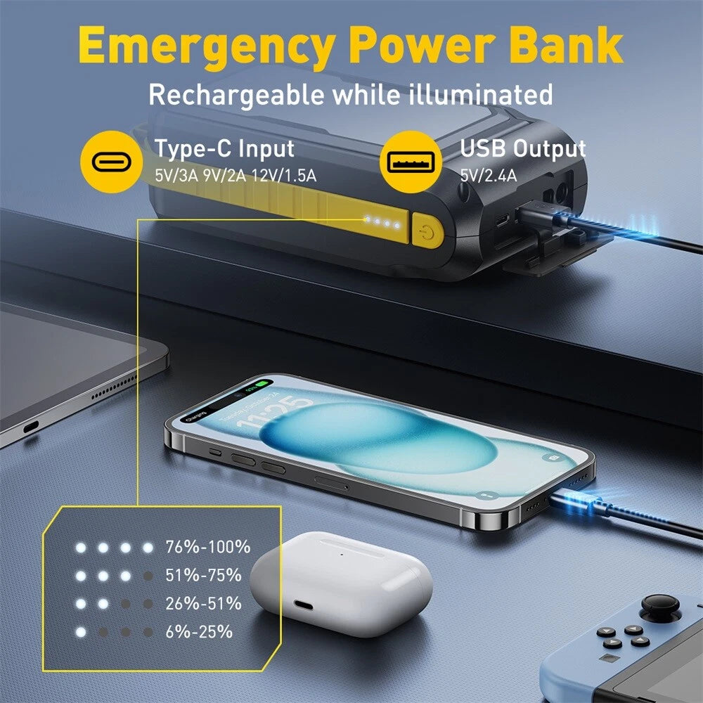 Portable Car Jump Starter for All Vehicles