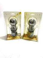 Set of 2 Chrome Trailer Balls for Acme 35-07 (1 7/8'', 1'' Shank)