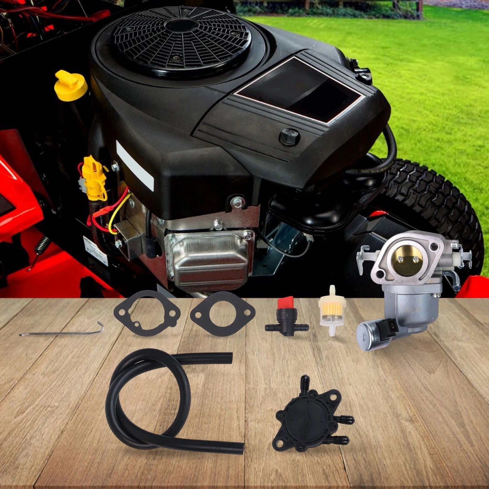 Carburetor Kit for Lawn Mower Tractor (594207, 597126)