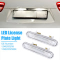 2X White LED License Plate Light 1248200256 3528SMD for Mercedes-Benz C220 (2010–2015)