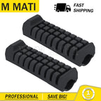 Pair Rubber Foot Pegs for Suzuki LT80 LT 80 Quadsport (1987–2006) 43551-40B00
