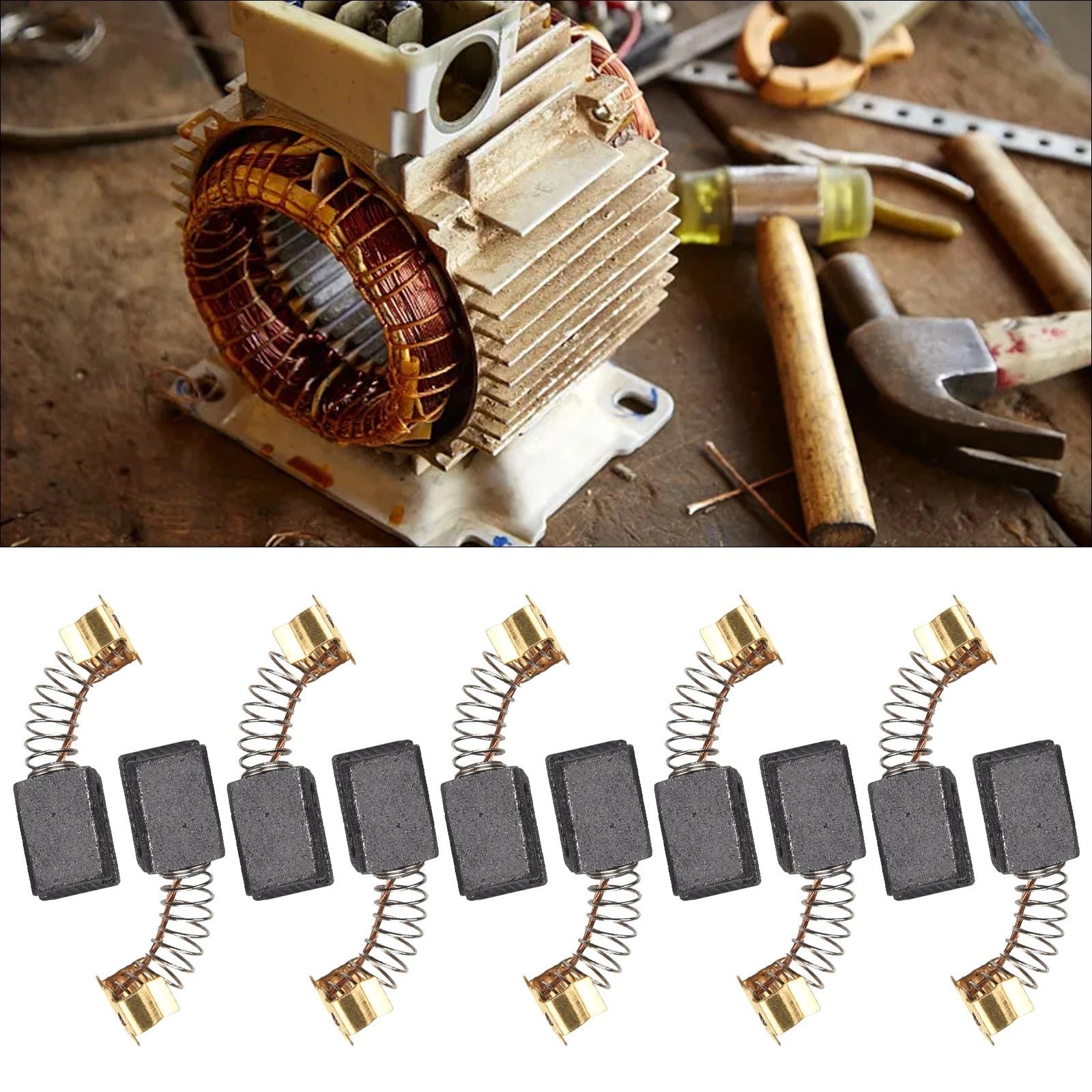 Pack of 10 Carbon Brushes for CB406 CB407 CB418