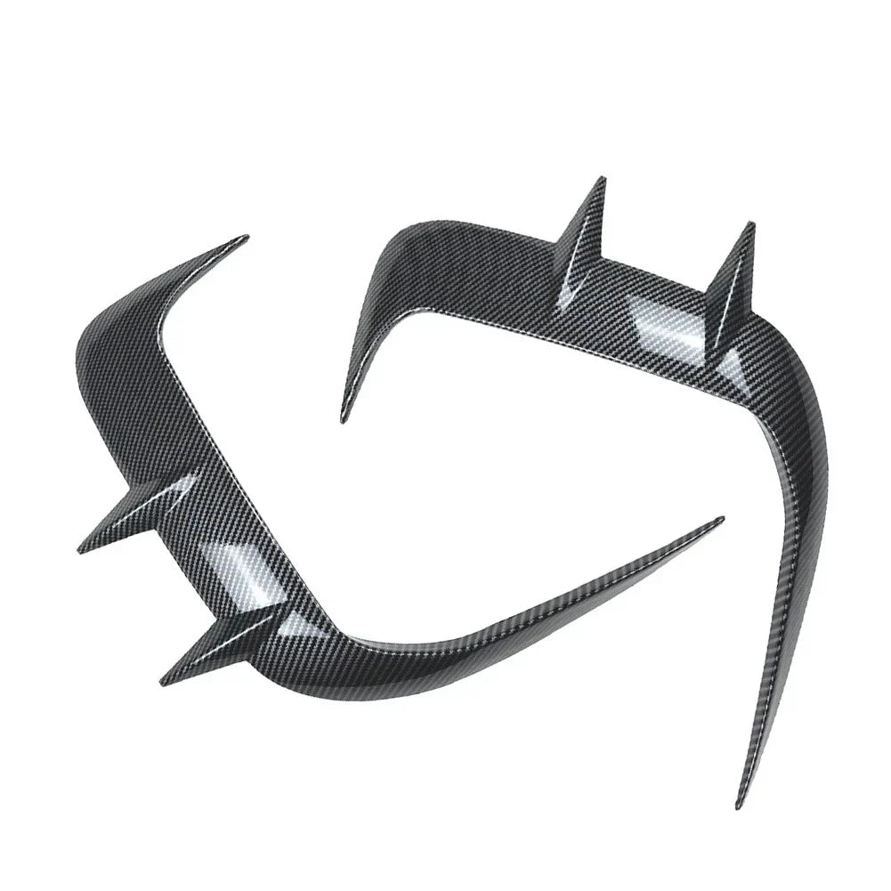 Carbon Look Front Bumper Spoiler Trim for BMW I5 G60 G61 M Sport (2024)