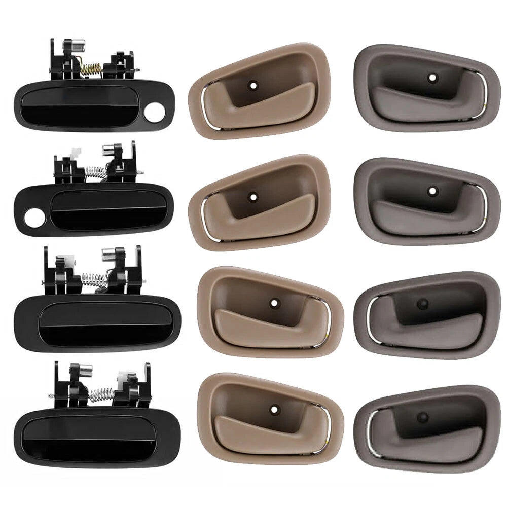 Outside Inside Door Handle for Toyota Corolla 1998–2002 (4-Pack)