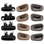 Outside Inside Door Handle for Toyota Corolla 1998–2002 (4-Pack)