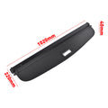 Retractable Rear Cargo Cover for Nissan Kicks (2018–2024) Aluminum Fabric
