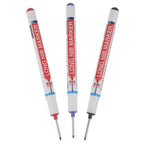 Set of 3 Marker Pens - Black, Blue, Red
