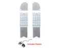 Clear LED Tail Light and Reverse Light Kit w Flasher for Chevy GMC Truck (1967–1972)