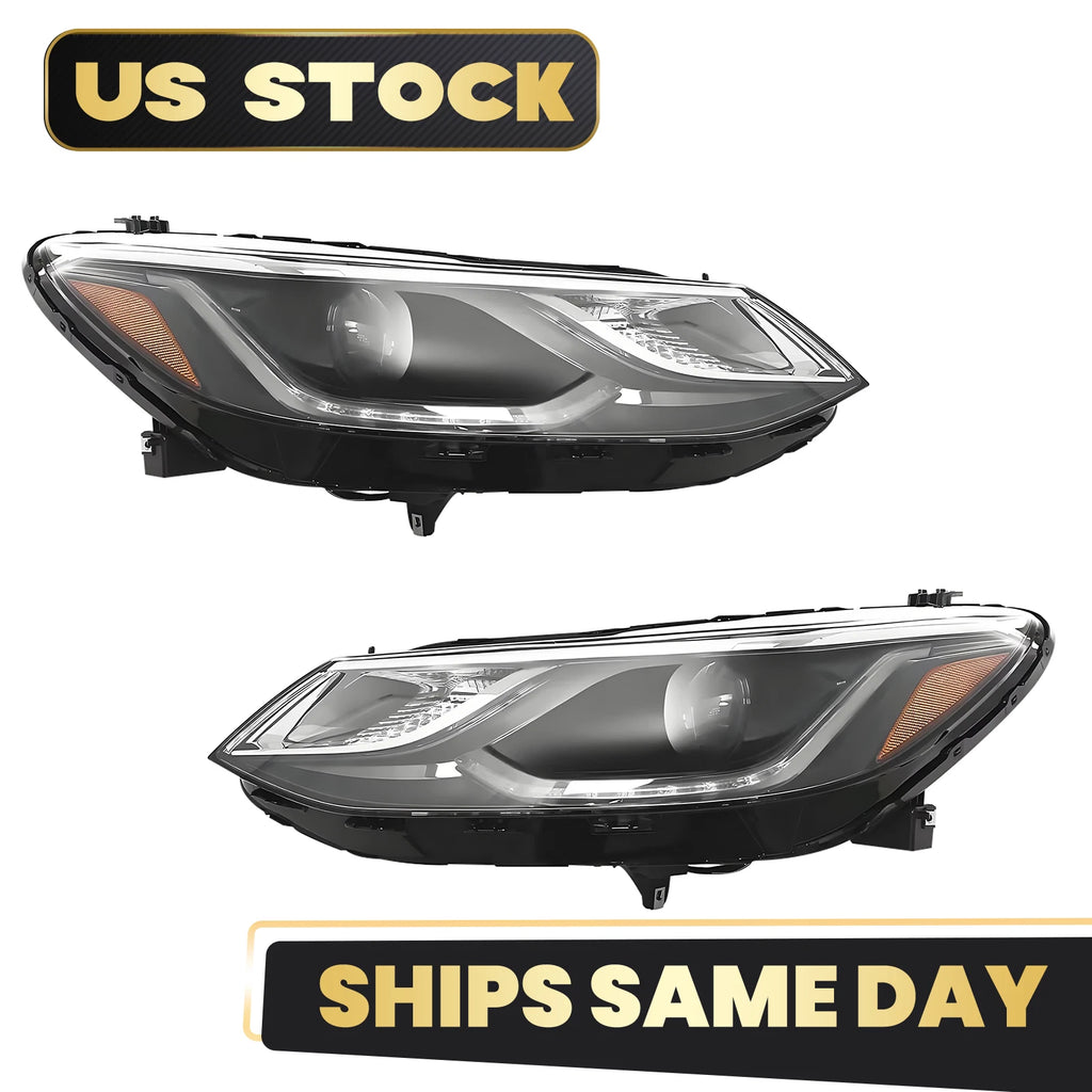 Halogen Headlight Set with LED DRL for Chevy Cruze (2016–2019)
