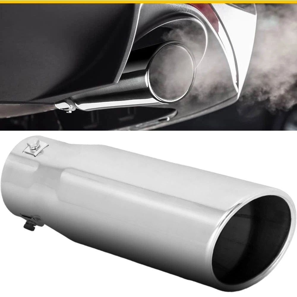 1X Exhaust Pipe Muffler Tip for Universal Cars (3cm-6.3cm)