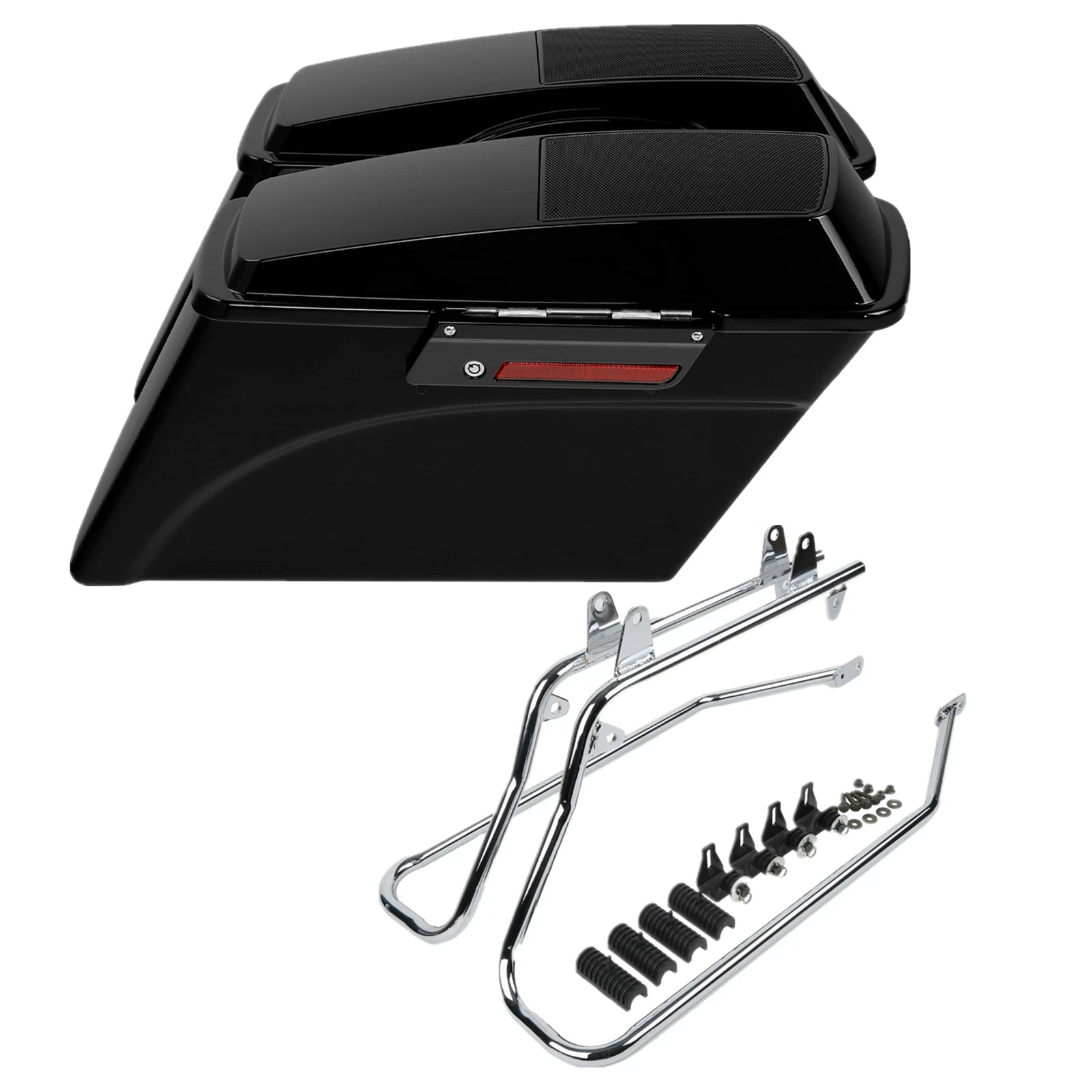 Saddlebag Speaker Lid Conversion Bracket for Harley Softail (1984–2017)