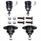 Set of 4 Ball Joints for Pontiac T1000 (1981–1987)