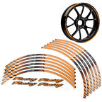 Set of 20 Motorcycle Wheel Rim Tape Decal Stripes 17" 18" Universal