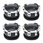 Set of 4 Dash Air Vents Black Chrome for Ford F-250 F-350 Super Duty (2008–2016)