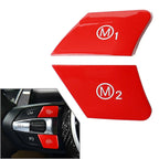 Red Steering Wheel Mode Switch Button Cover for BMW 1 2 3 4 5 6 X5