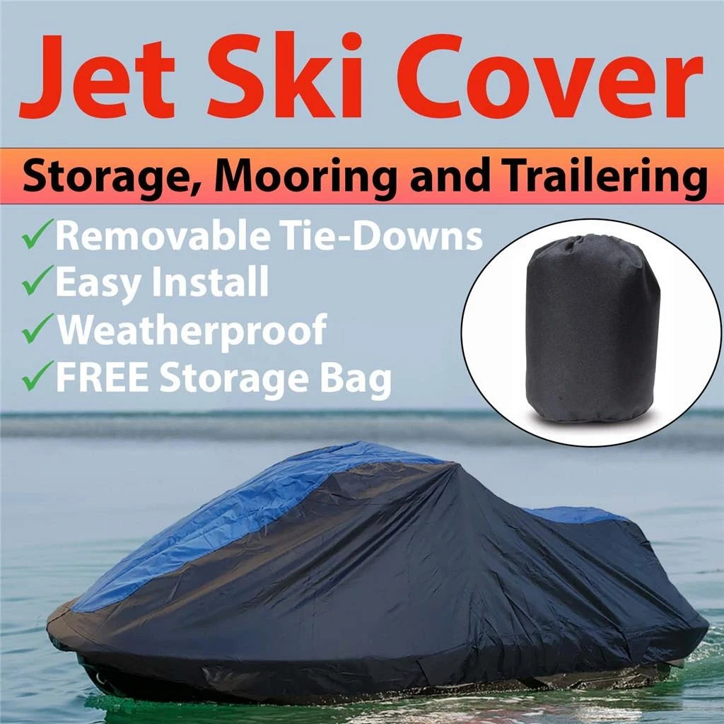 420 Denier Black Blue Jet Ski Cover for Sea Doo GTX (2001–2002)