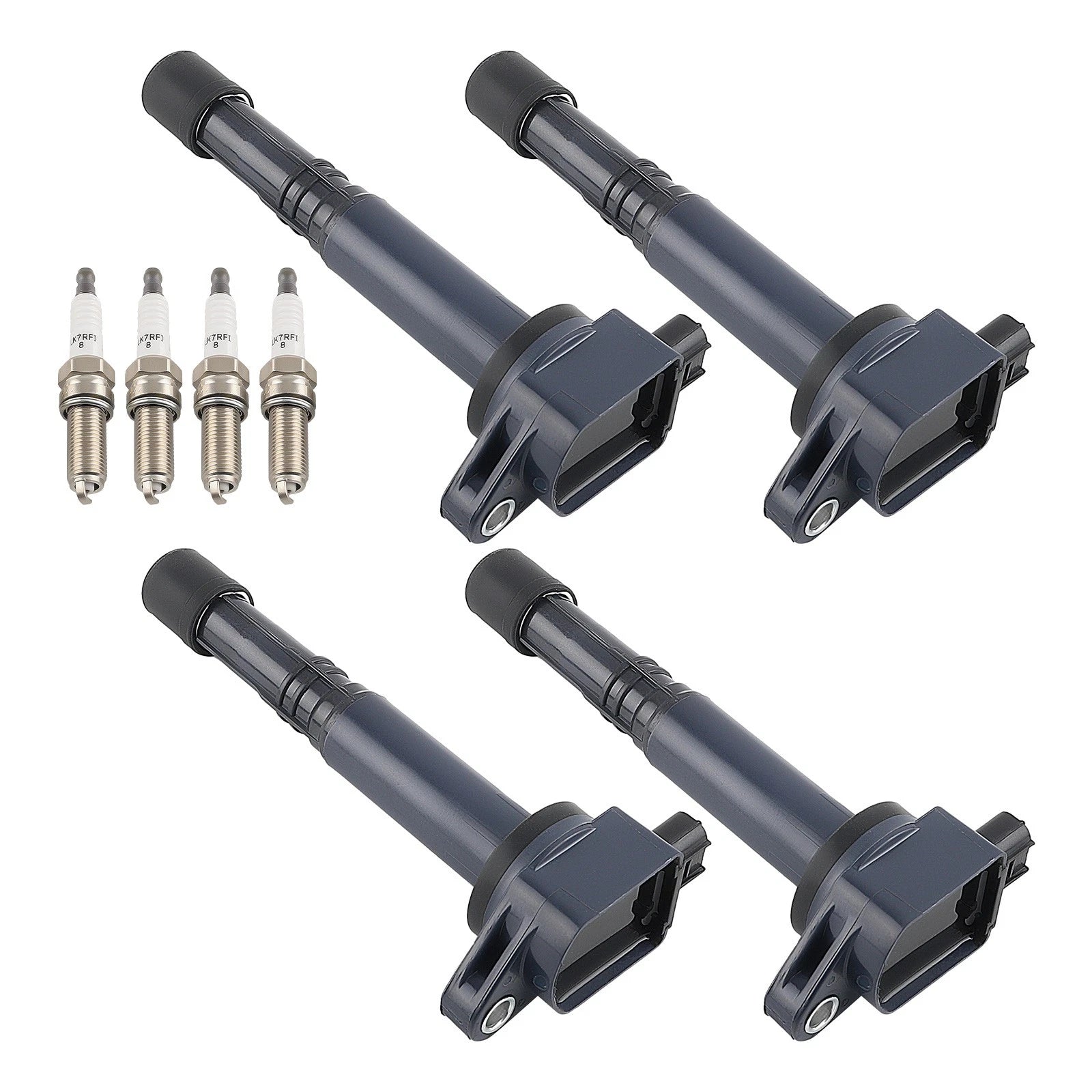 4X Ignition Coils + 4X Spark Plugs for Acura ILX Honda Accord Civic CR-V (2013–2021) UF-602