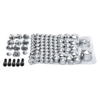 Chrome Topper Bolt Cap Cover for Harley Softail Rocker Fatboy (2007-2013)
