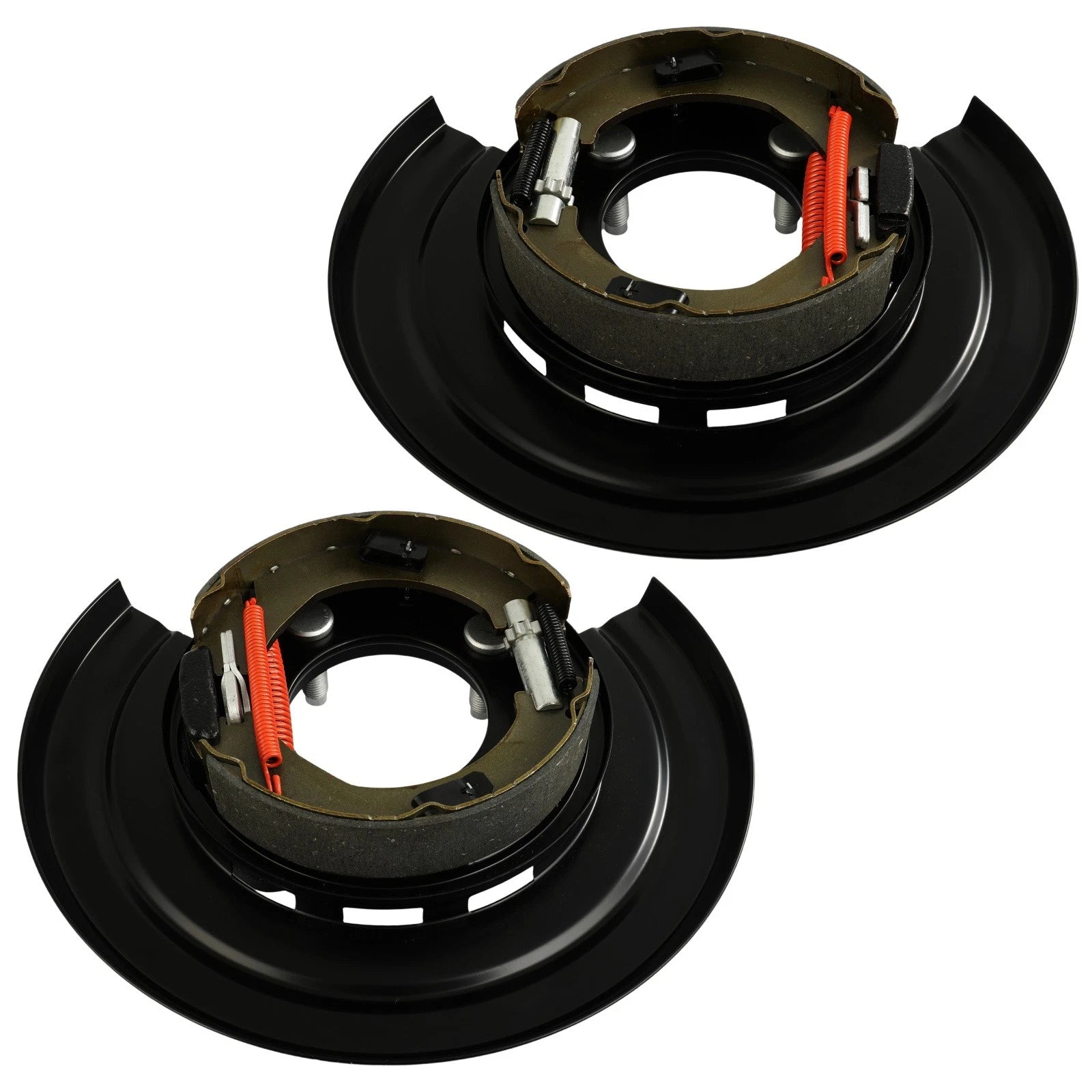 Set of 2 Rear Brake Dust Shield Backing Plates for Ford F250 F350 Excursion (1999–2007)