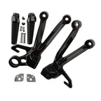 Rear Passenger Footpegs for Suzuki GSXR1000 (2003–2004) Black