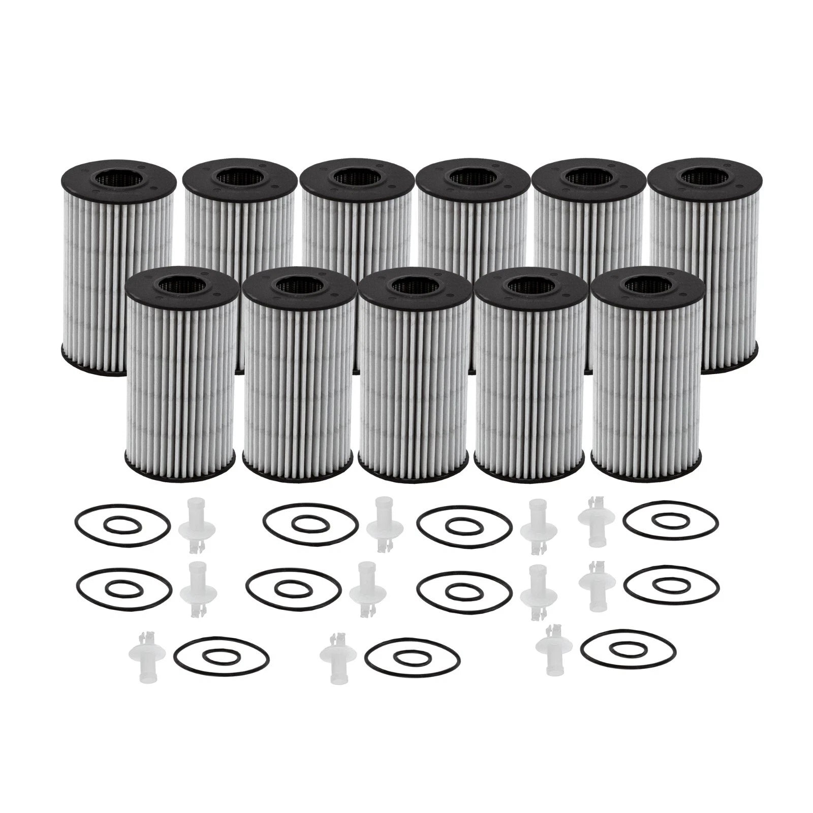 Set of 11 Engine Oil Filters for Lexus Toyota (StdAsp CVT) - Wix XP