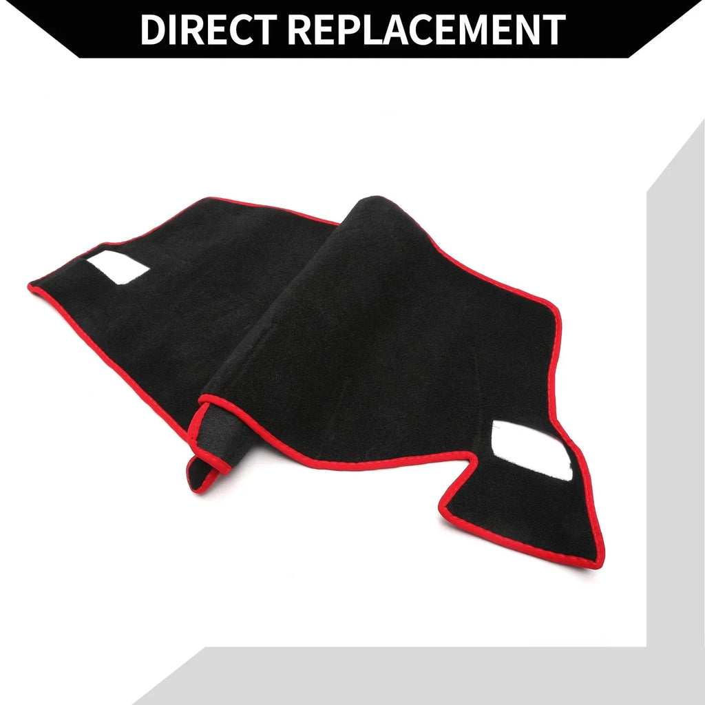 Dashboard Cover Mat for Honda Civic 11th 2021-2024 Protector Black Red 1 Set