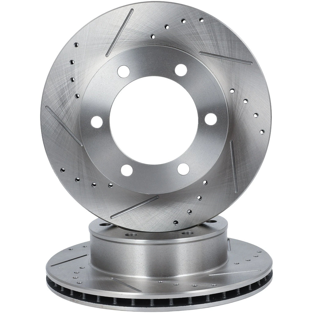 Front Drilled Slotted Brake Rotors for Toyota 4Runner (1996–2002)