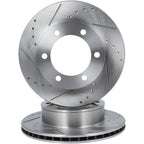 Front Drilled Slotted Brake Rotors for Toyota 4Runner (1996–2002)