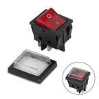 2X Illuminated Rocker Switch 4 Pins for Universal Applications