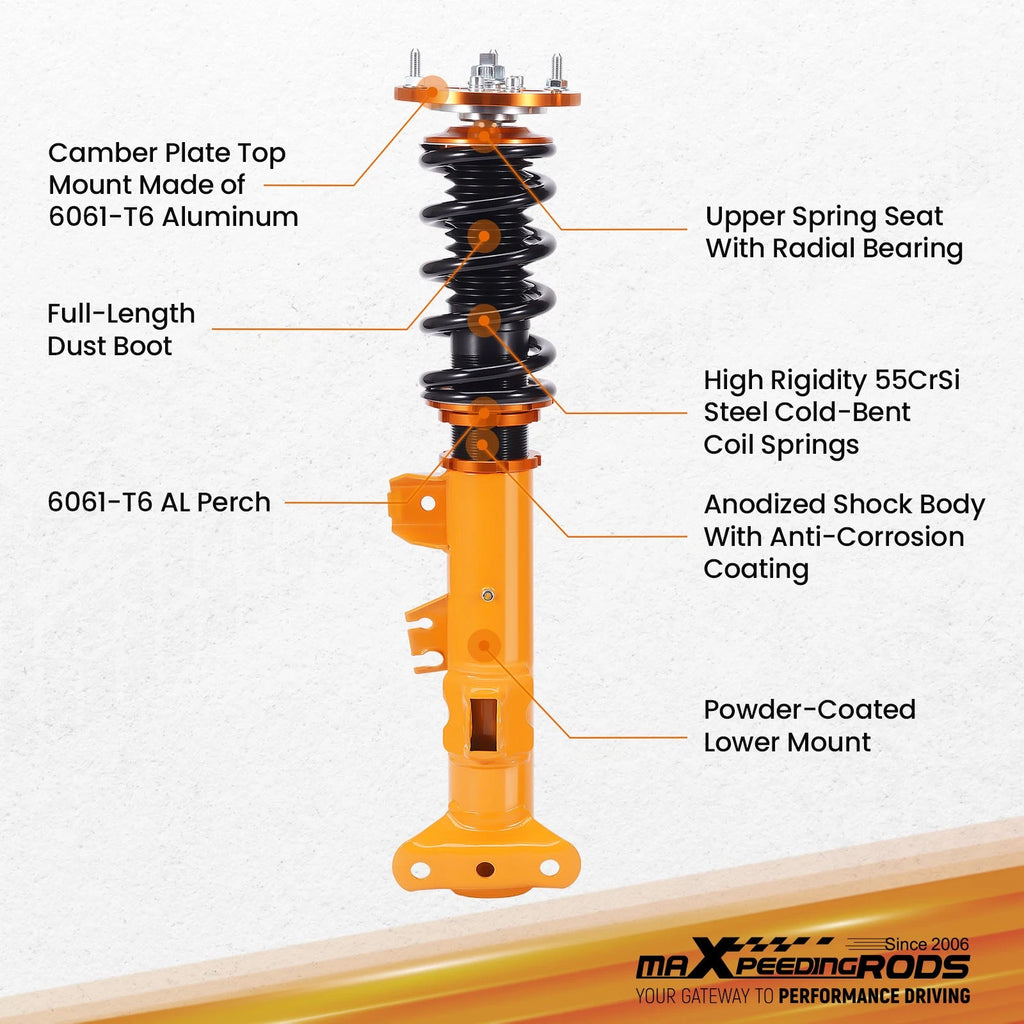 Adjustable Coilover Kit for BMW E36 Compact (1994-1999)