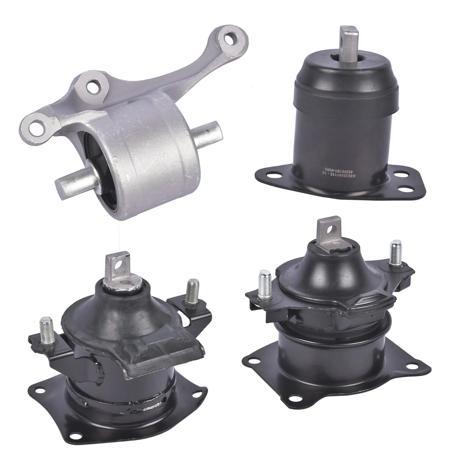 Set of 4 Engine Motor & Transmission Mounts for Acura RL (2005–2008)