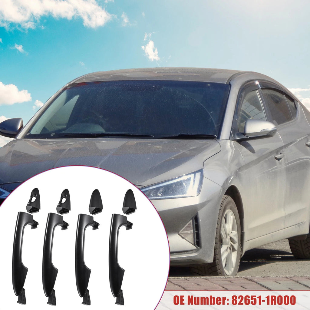 Set of 2 Door Handles for Hyundai Accent (2012–2017) 82651-1R000/82661-1R000