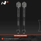 2X Front Inner Side Tie Rod End for Buick Verano (2012-2017)
