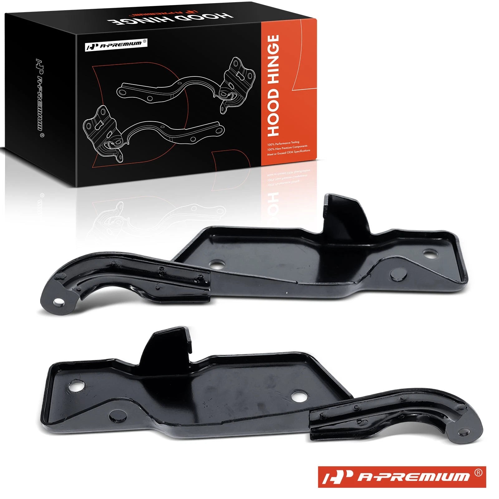 2X Hood Hinges for Chevy Tahoe, Blazer, C1500, C2500 (1995–2000)