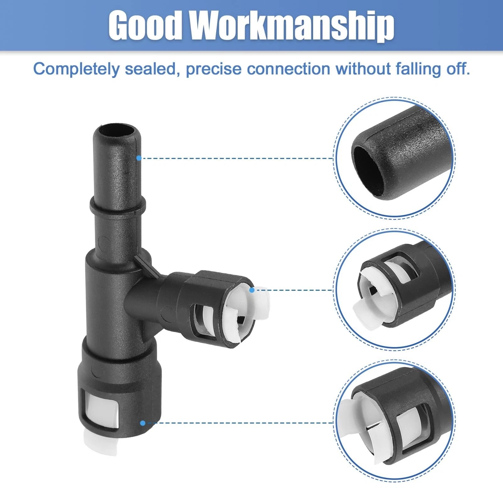 2 Pcs Heater Hose Connector 15055342 800-414 for Cadillac Chevrolet GMC 