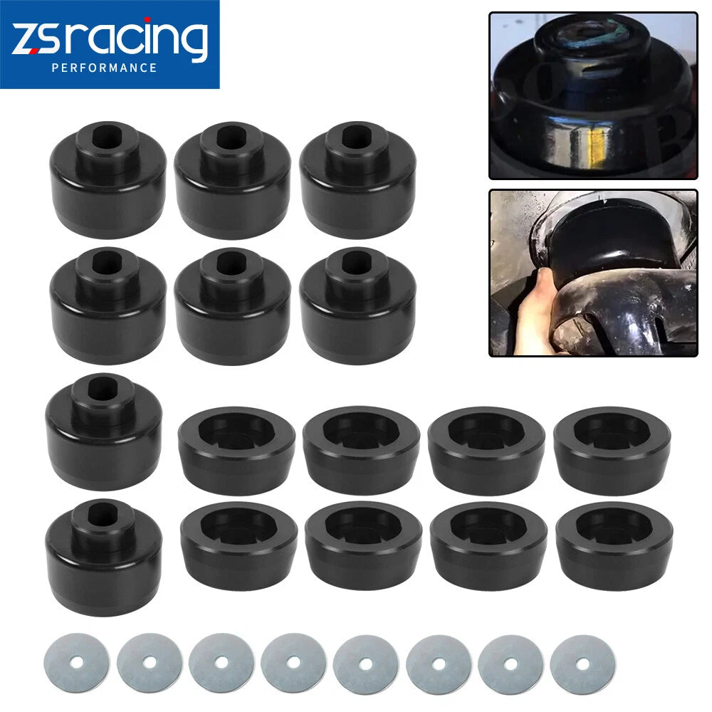 Black Body Cab Mount Bushing Kit for Silverado Sierra 1500/2500 (1999–2014)