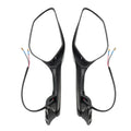 Motorcycle Rear View Mirrors w/ Turn Signals for Kawasaki Ninja ZX10R (2016-2023)