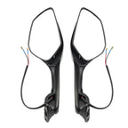 Motorcycle Rear View Mirrors w/ Turn Signals for Kawasaki Ninja ZX10R (2016-2023)