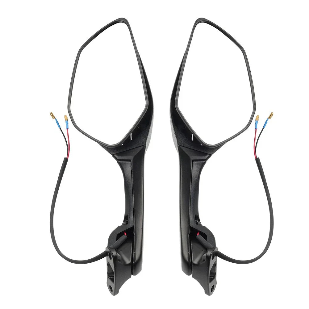 Motorcycle Rear View Mirrors w/ Turn Signals for Kawasaki Ninja ZX10R (2016-2023)