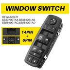 Master Window Control Switch for Dodge Journey (2017–2019) Blue Light