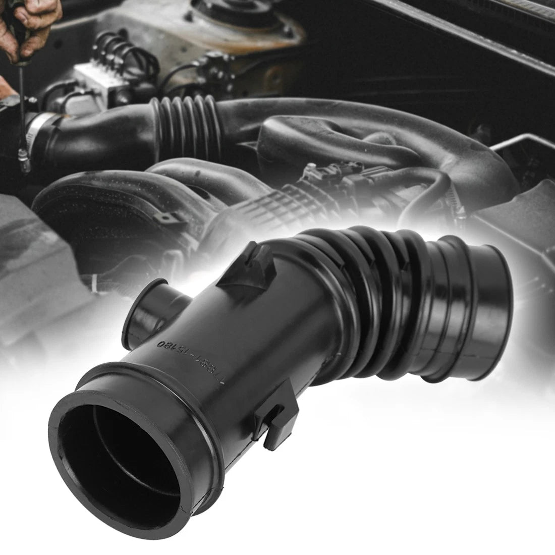Air Intake Tube Hose for Toyota Corolla (1993–1997) 17881-15180 Black