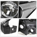 Headlight Set for Honda Accord Sedan (2008–2012) Black Housing Clear Signal
