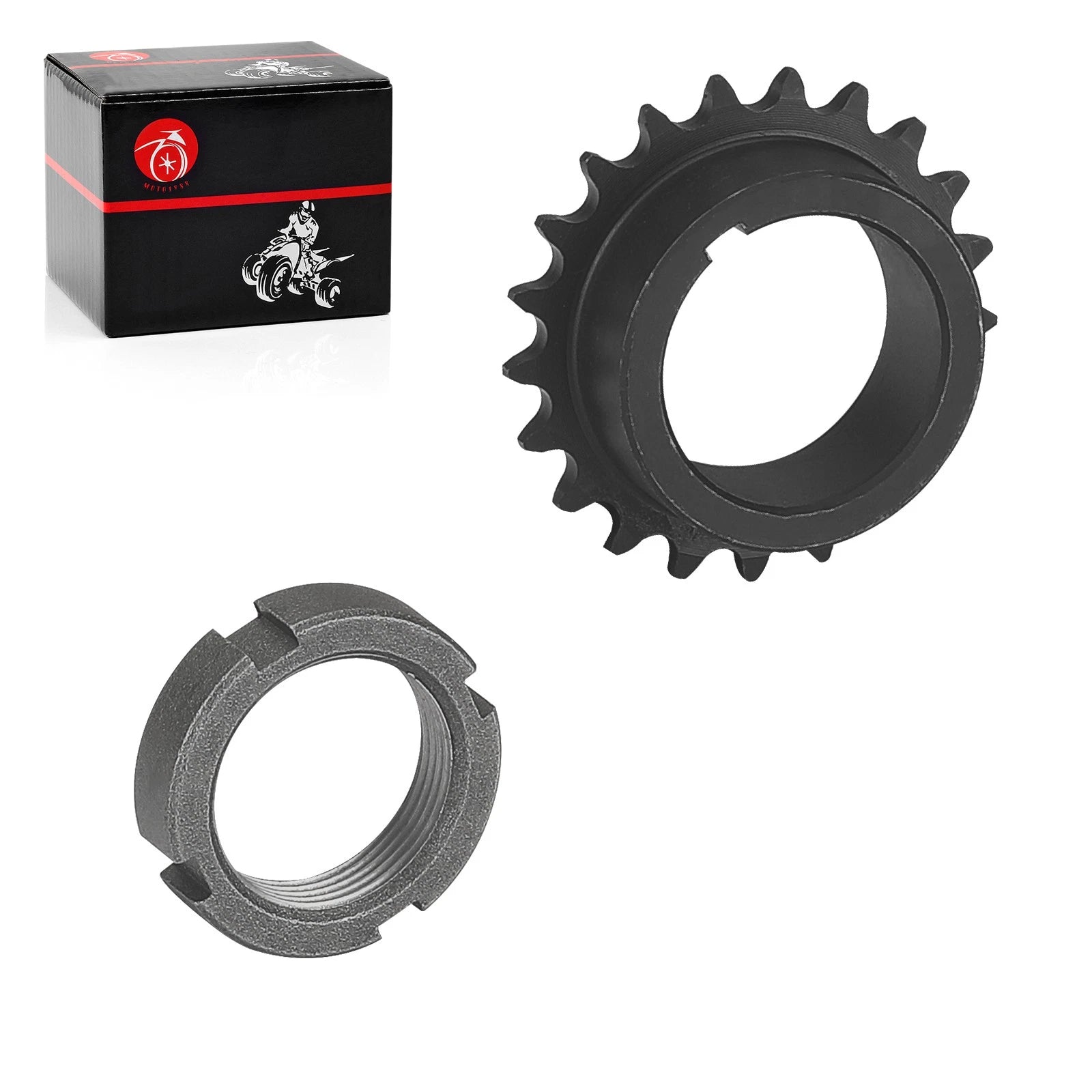 Crankshaft Gear Sprocket w/ Slit Nut for Polaris Ranger 400 4x4 (2010–2014)