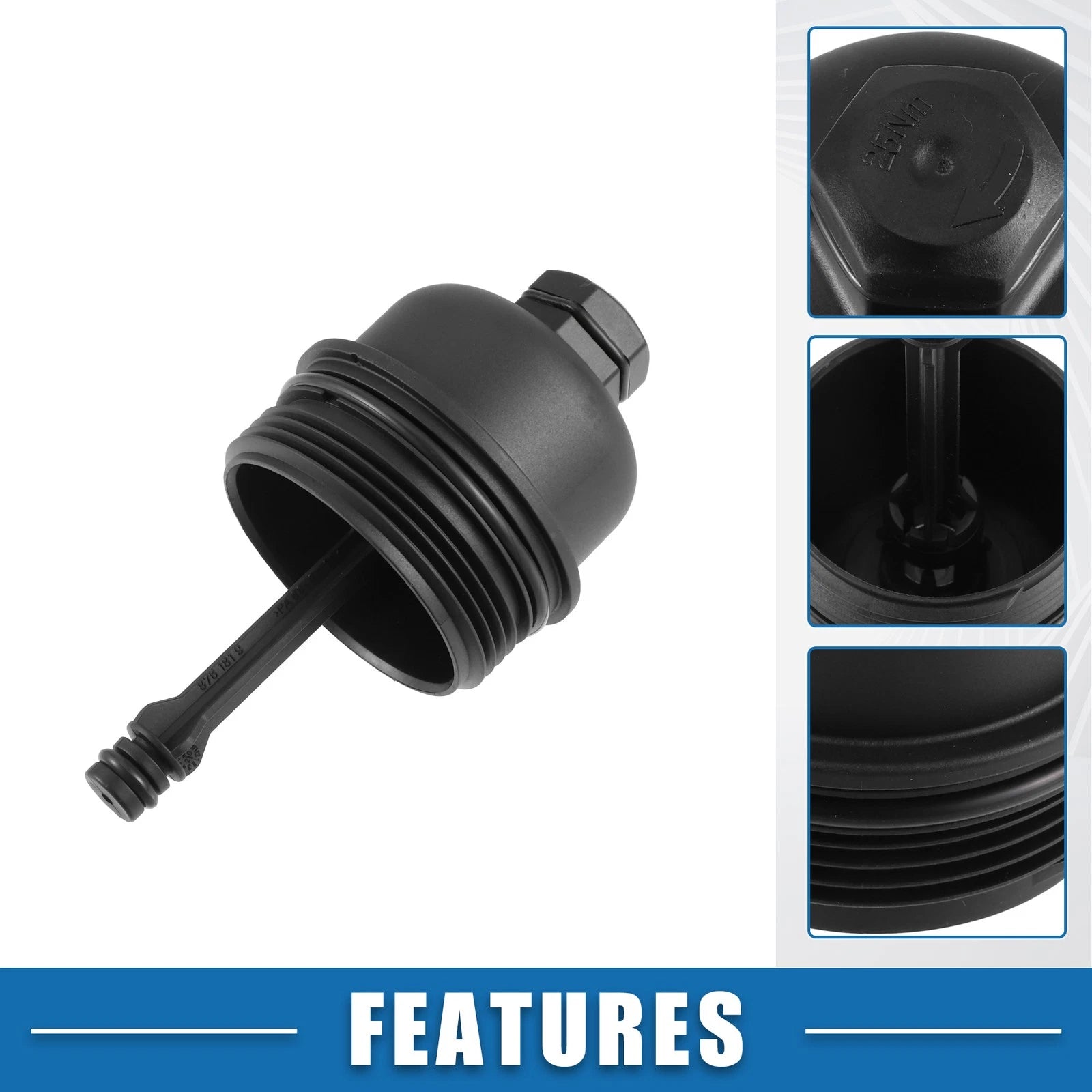 Engine Oil Filter Housing Cap A1661800138 for Mercedes A190 A210 (1997–2004)
