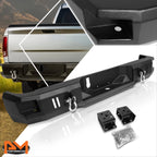 Dual D-Rings Steel Rear Step Bumper for Ram Truck Pickup (2009–2018)
