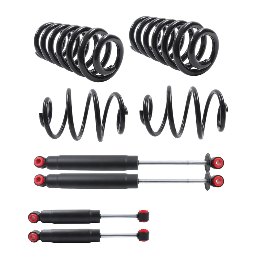Set of 2 Front 3" Rear 4" Lowered Coil Springs for Chevy C10 (1963-1972)