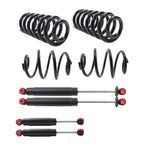 Set of 2 Front 3" Rear 4" Lowered Coil Springs for Chevy C10 (1963-1972)