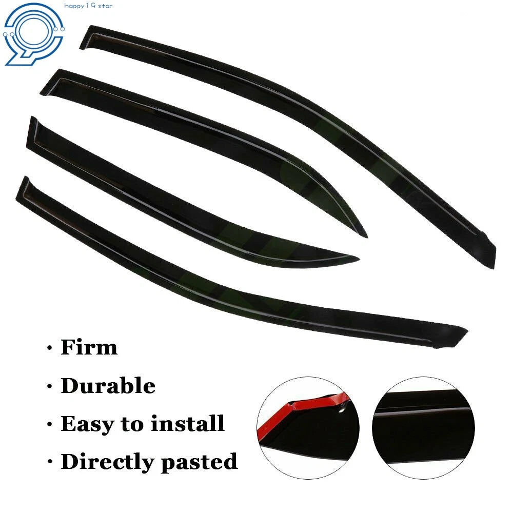 Set of 4 Window Visors for Toyota Corolla (2009–2013)