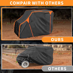 Waterproof UTV Cover for Honda Pioneer 1000 (2016–2023) Black 210D PU