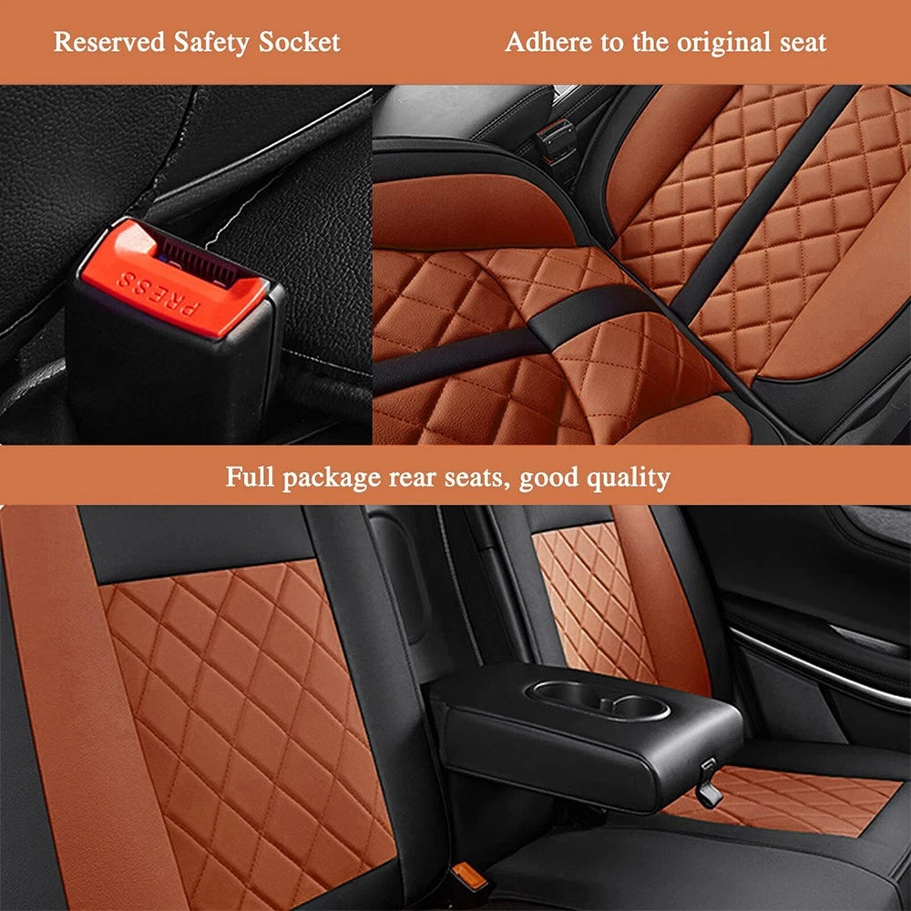 Set of 2 Leather Seat Covers for Toyota Tacoma (2013–2026)